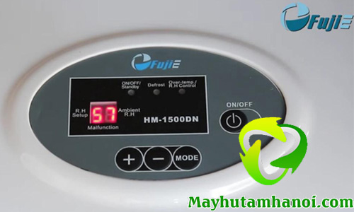 Màn hình của máy hút ẩm công nghiệp FujiE HM-1500DN