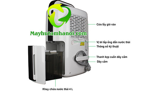 Bình chứa nước thải máy hút ẩm Fujie HM-916EC 