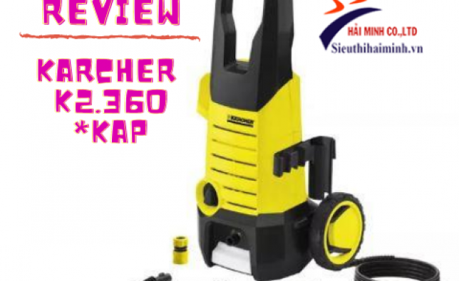 Đánh giá máy phun áp lực gia đình Karcher K 2.360 *KAP
