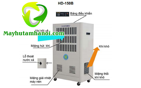Máy hút ẩm công nghiệp Harison HD-150B chất lượng