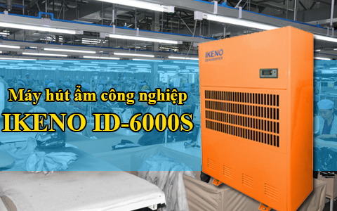 Sử dụng máy hút ẩm IKENO ID-6000S trong công nghiệp